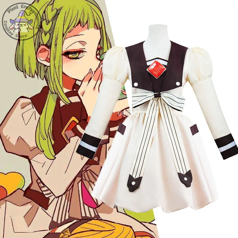 

Toilet-bound Jibaku Shounen Hanako-kun Anime Yashiro Nene Nanamine Sakura Cosplay Costume Women Girls Cute Dress Wig Uniform