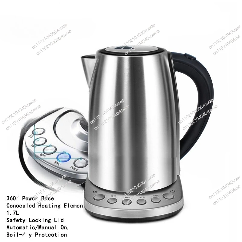 

Электрический чайник 1,7 л, термопот для чая, кофе, кухонный умный чайник с контролем температуры, функция сохранения тепла