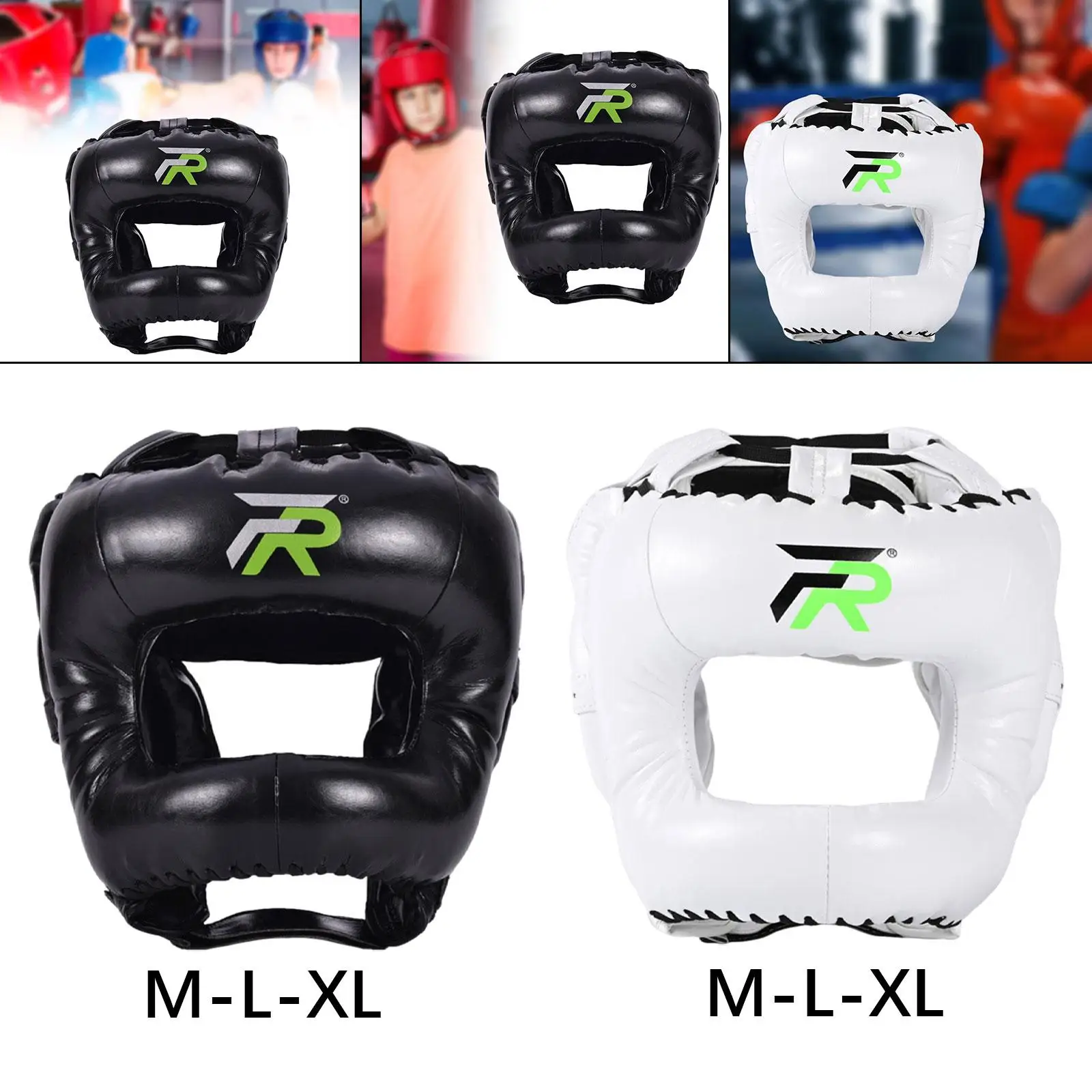

Boxing Headgear Shock Absorbing Face Shield for Sanda Sparring Taekwondo