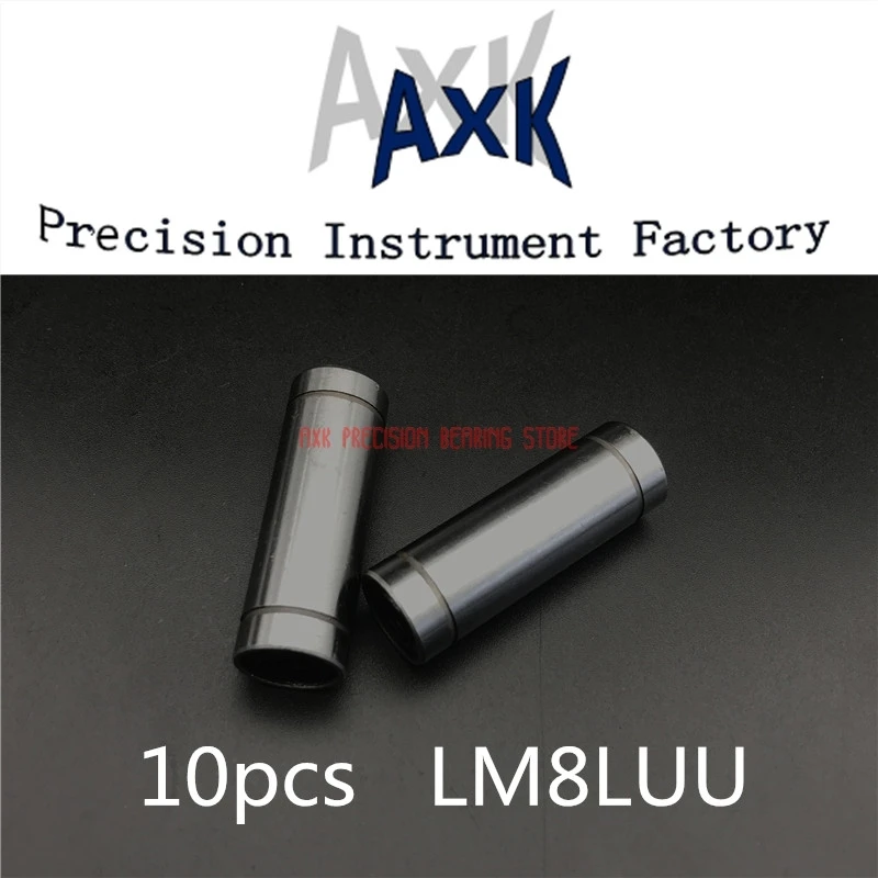 

Cnc Router Parts AXK Linear LM8 Rail 10pcs Lm8luu Long Type 8mm Linear Motion Ball Bearing Slide Bushing For Diy Cnc Parts