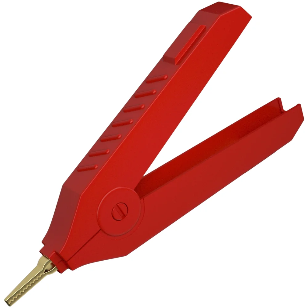 1pc 20A Kelvin Test Clips Large Crocodile Clips Crocodile Clips Welded Connection Test Clip For Electrical Testing