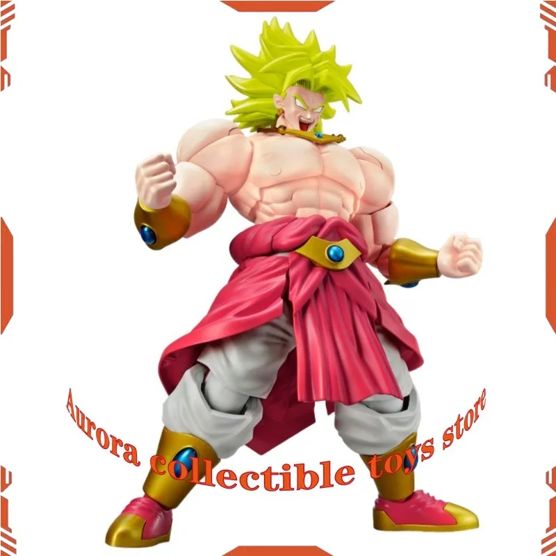 In stock Bandai Genuine Figure-rise Standard Legend Super Saiyan Broly  Anime Action Figure Assembly Model Toys Gifts