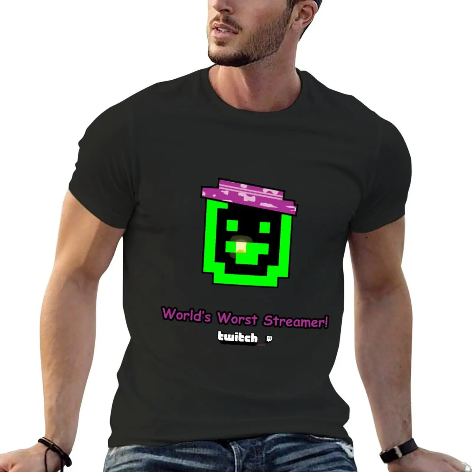 World's Worst Streamer! T-Shirt anime tshirt anime t shirts cute clothes new edition mens t shirt