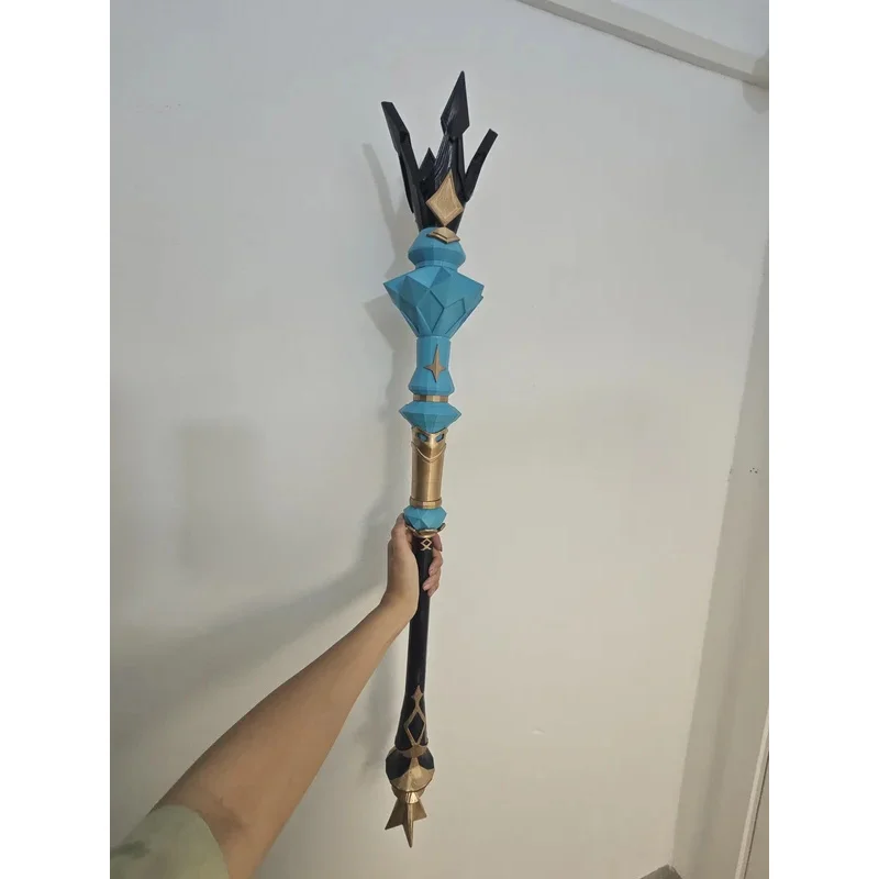 

CyGame Honkai Star Rail Cerydra Cosplay Prop 3D Printing Sceptre 90cm Long Crown Prop For Hallowmas Party Comicon Role Play Adul