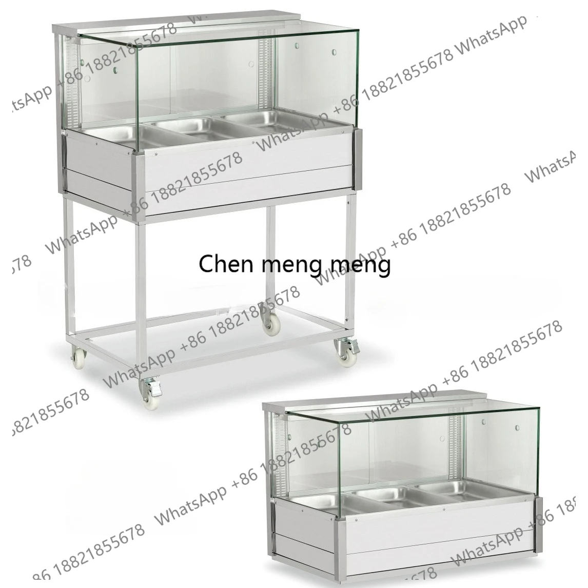 

Column-Free Insulated Soup Pool Counter-Top Vertical Optional Temperature Adjustable Restaurant Hotel Bar Cabinet Glass