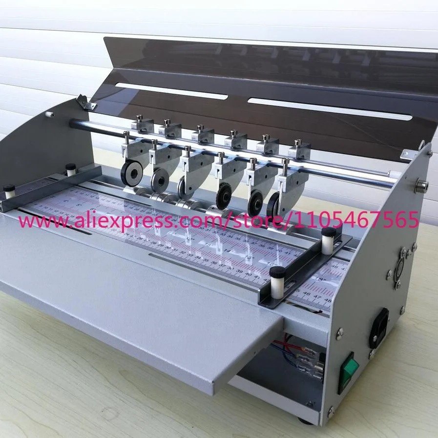 Electric Multifunctional Paper Piercing and Cutting Machine H500 China Notebook Manufacturing Machine Banknote Machine