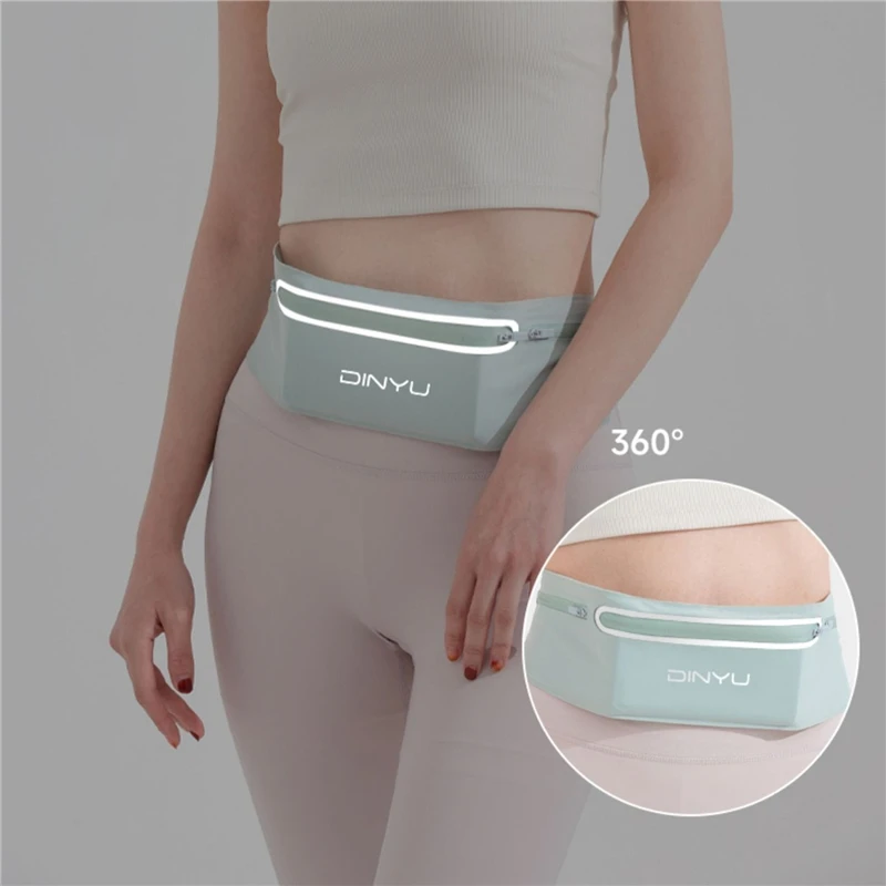 Professional Running Waist Bag Sports Belt Pouch Mobile Phone Case Men Women Hidden Pouch Gym SportsBags Running Belt Waist Pack