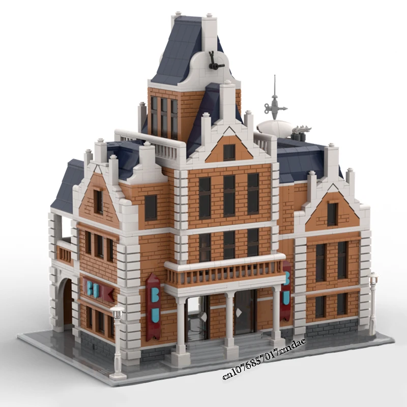 NEW 3998PCS City Hot Selling Street View Moc Modular Brick University creative ideas Children Toy Birthday gift Christmas blocks