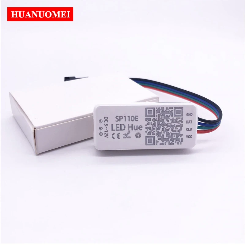 SP110E LED Hue Bluetooth RGB Controller UCS1903 WS2811 WS2812B SK6812 WS2813 WS2815 APA102 5 v12v modulo striscia Pixel Light Dimmer