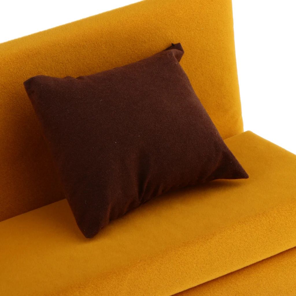 1/6 lange slaapbank met kussens voor 12 inch actiefiguur poppen poppenhuis toegang woonkamer meubelaccessoire decor speelgoed