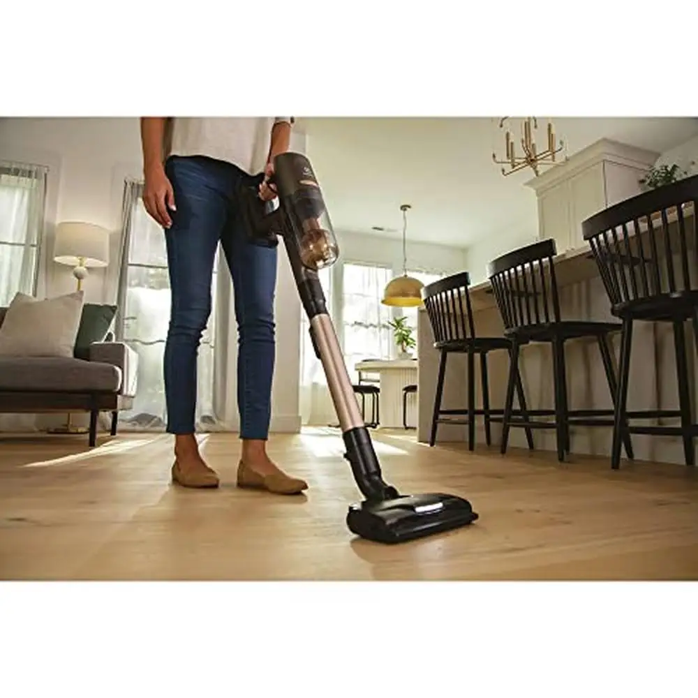 Ultimate800 Lightweight Cordless Stick Vacuum Motorized Nozzles 5-Step Filtration LED Display Portable Bagless Washable Foam