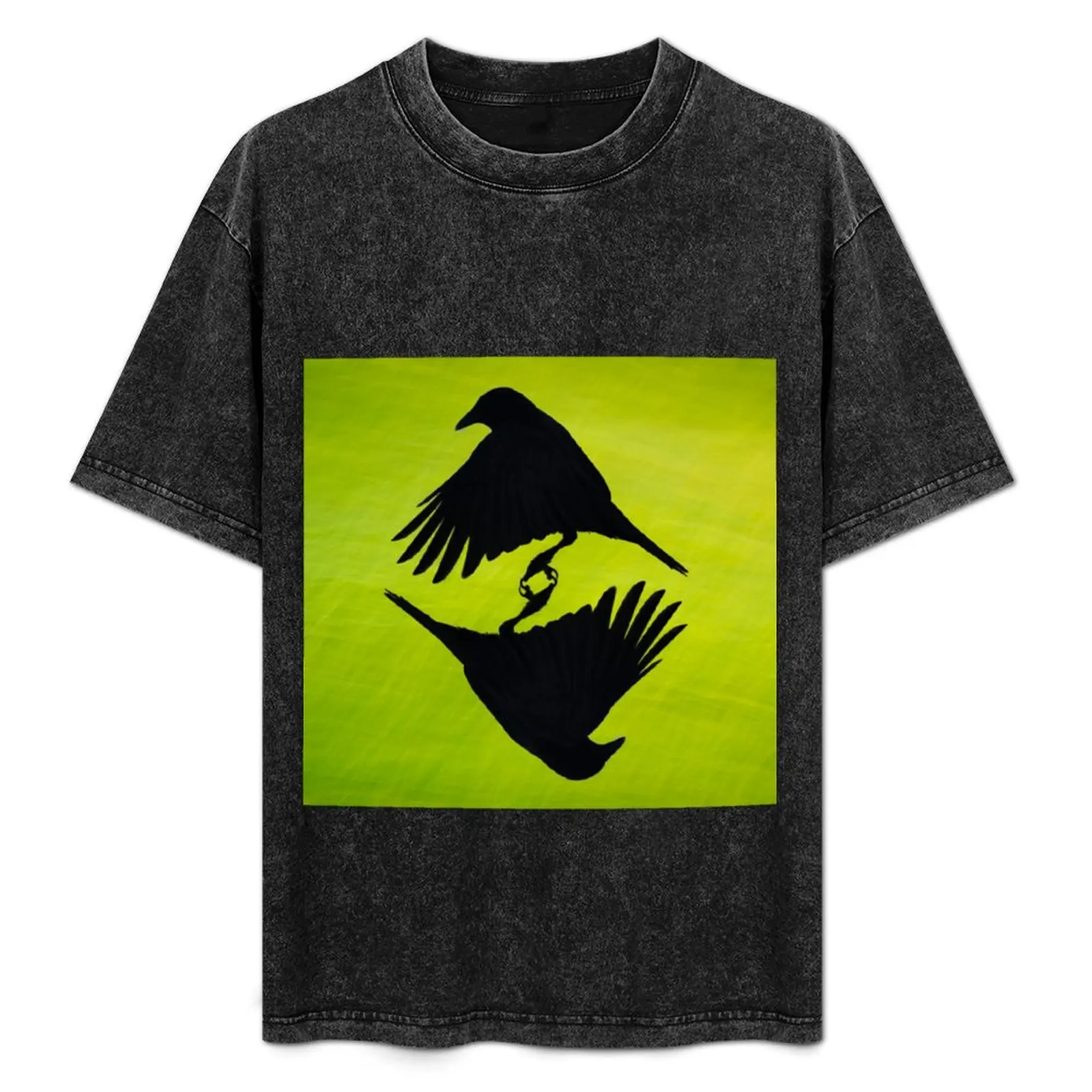 

Yin Yang Bird T-Shirt Casual Trendy Streetwear Tee Shirt