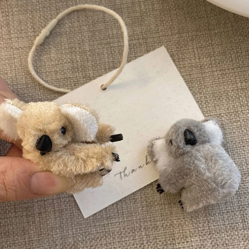 Jepit Rambut Mini Anti-selip Jepit Rambut Koala Lucu Jepit Rambut Kecil Cantik