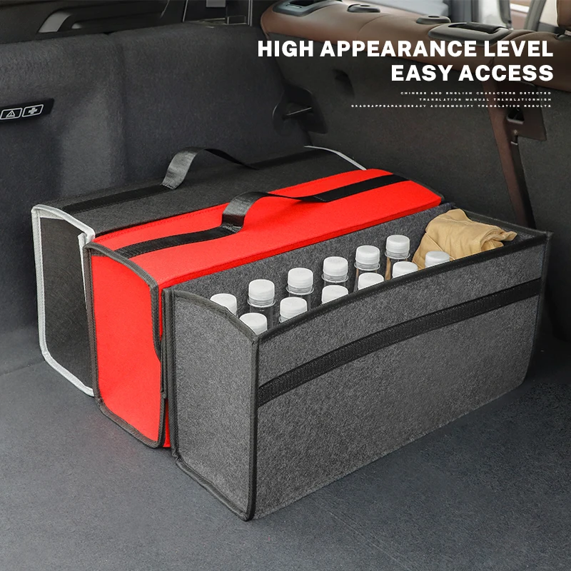 Car Trunk Storage Bag Organizer Sundries Stowing Tidying Box For DS SPIRIT DS3 DS4 DS4S DS5 5LS DS6 DS7 DS9 WILD RUBIS E-Tense