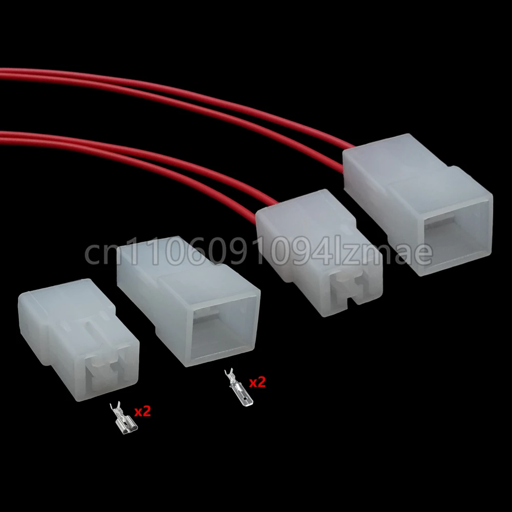 2 Pin Auto Wire Harness Socket AC Assembly Electrical Connector 180924-5 180923-5 0-180923-0 180924-1
