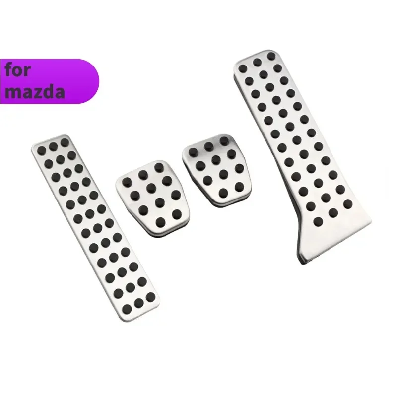Car Foot Pedals Gas Brake Pedals Cover Rest Pedal Cover for MAZDA 2 3 6 Demio Axela ATENZA CX-5 CX5 CX-3 CX9 CX7 Accessories