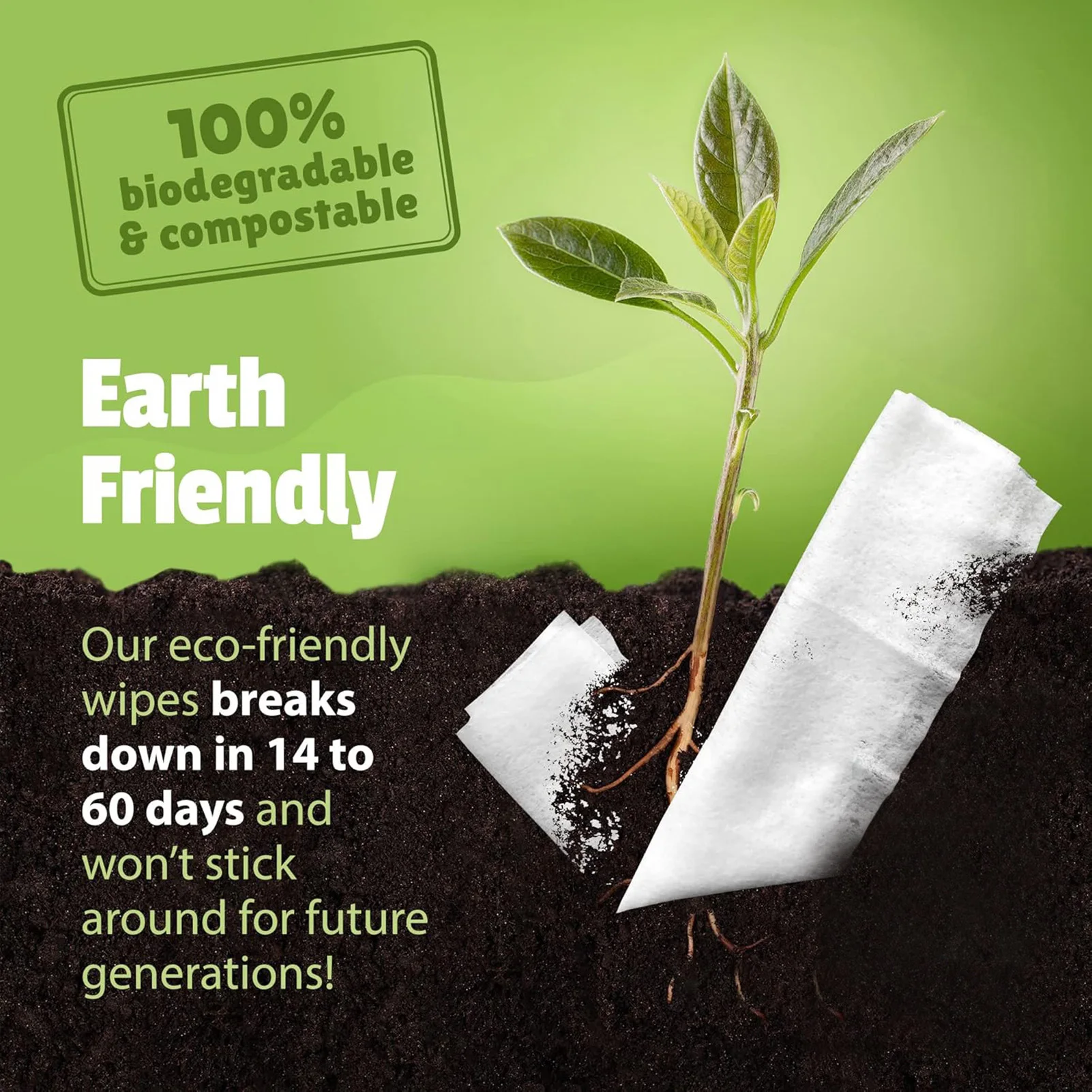 Baby Wipe Suitable Sensitive Skin Quick Clean-Ups Diaper Changing Essential Alcohol-Fragrance-Free Bio-Degradable Baby Wipe