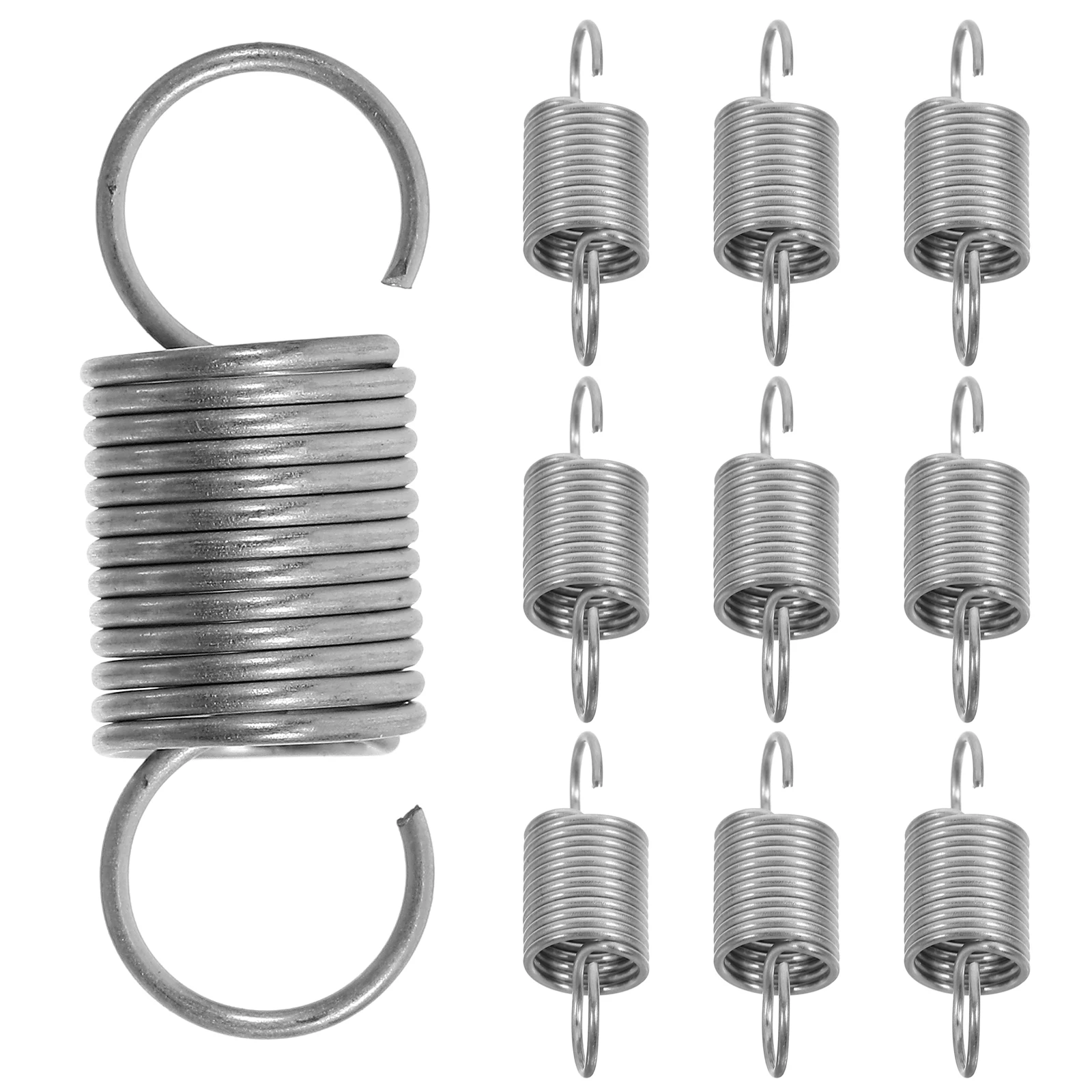 

10Pcs Tension Springs Durable Stainless Steel Springs Practical Choice For Construction And Industrial Use