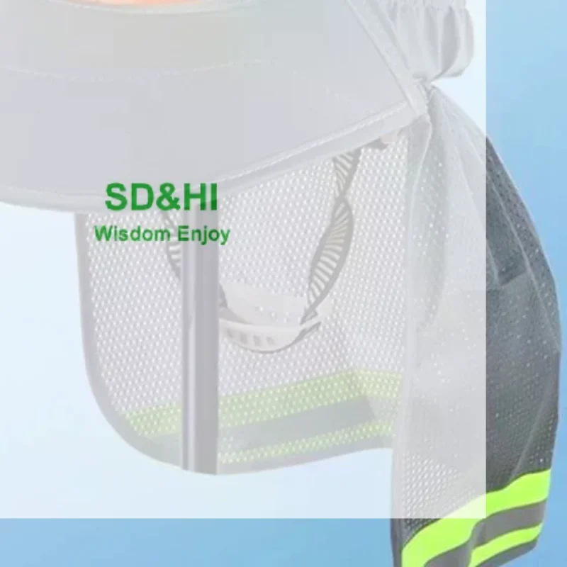 

Summer Sun Shade Safety Hard Hat Neck Shield Helmets Reflective Hat Brim Reflective Cap Cover For Construction Workers