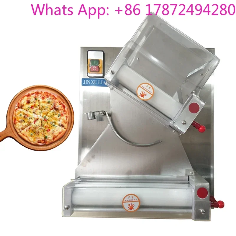 30cm 12 inches Dough Pressing Machine Automatic Commercial Electric Bakery Pizza Dough Roller Dough Press Machine Pasta Machine