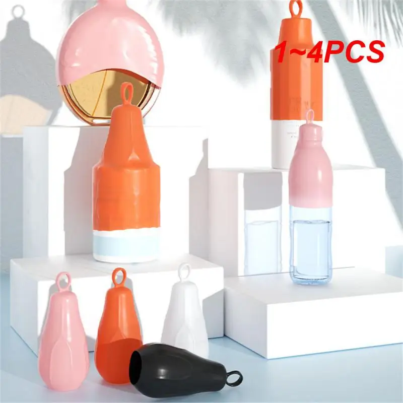 1~4PCS Shampoo And Shower Gel Dispenser Bottle Portable Eco-friendly Stretchable Silicone Bottle Cover For Outdoor Use