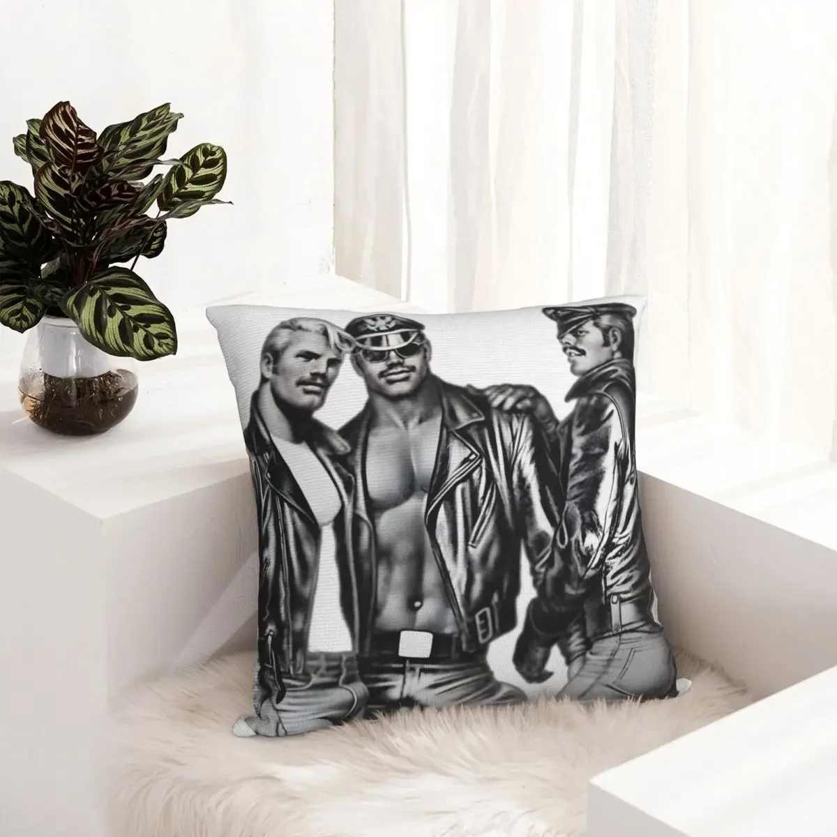 Tom of finland Throw Pillow Christmas Pillowcase Pillow Cases Decorative Cushions Cover decorative pillows