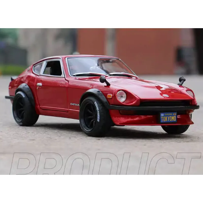 Burago Maisto 1:18 1971 240Z DATSUN Car Static Die Cast Vehicles Collectible Model Car Toys For Kids Gift