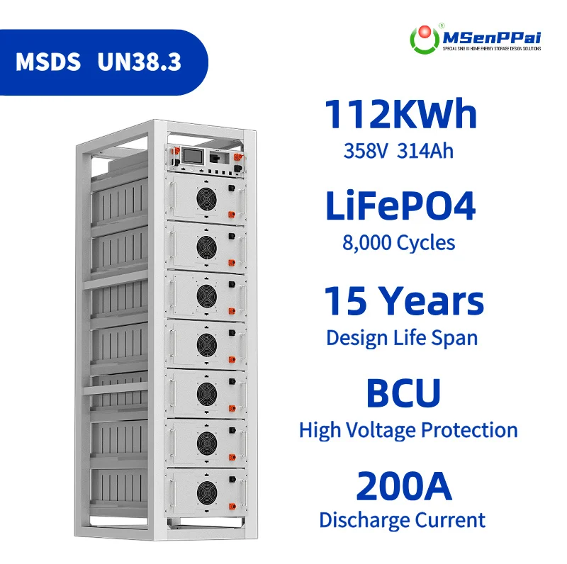 Rack 256KWH High Voltage Solar Battery 50kWh 100kWh 200kWh Lithium Battery 48V LiFePO4 Battery Pack Energy Storage System