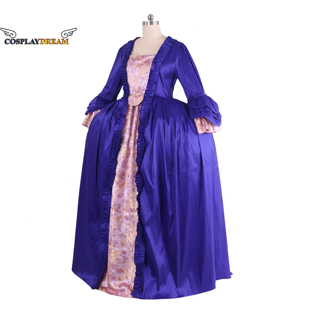 

Victorian Fancy Gown Medieval Queen Dress Tudor Baroque Dress Dark Blue Vintage Dress Gothic Lolita Southern Belle Ball Gown