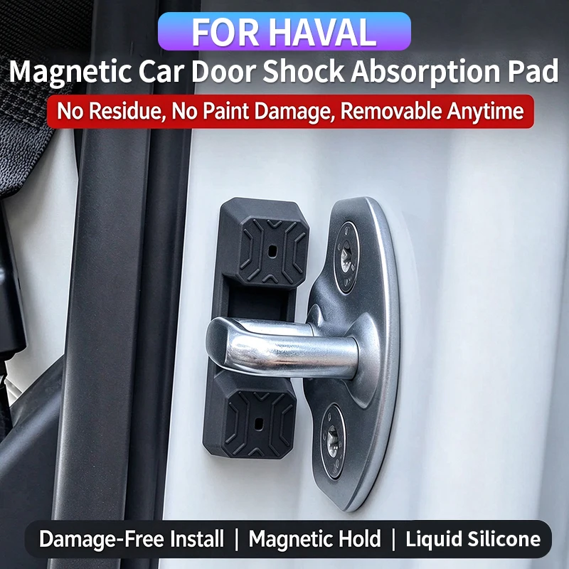 Car Magnetic Door Shock-Absorbing Pad Reduces Door Closing Impact Suitable for Haval H6 Jolion F7/F7x Dargo H9 H2 H7 Raptor