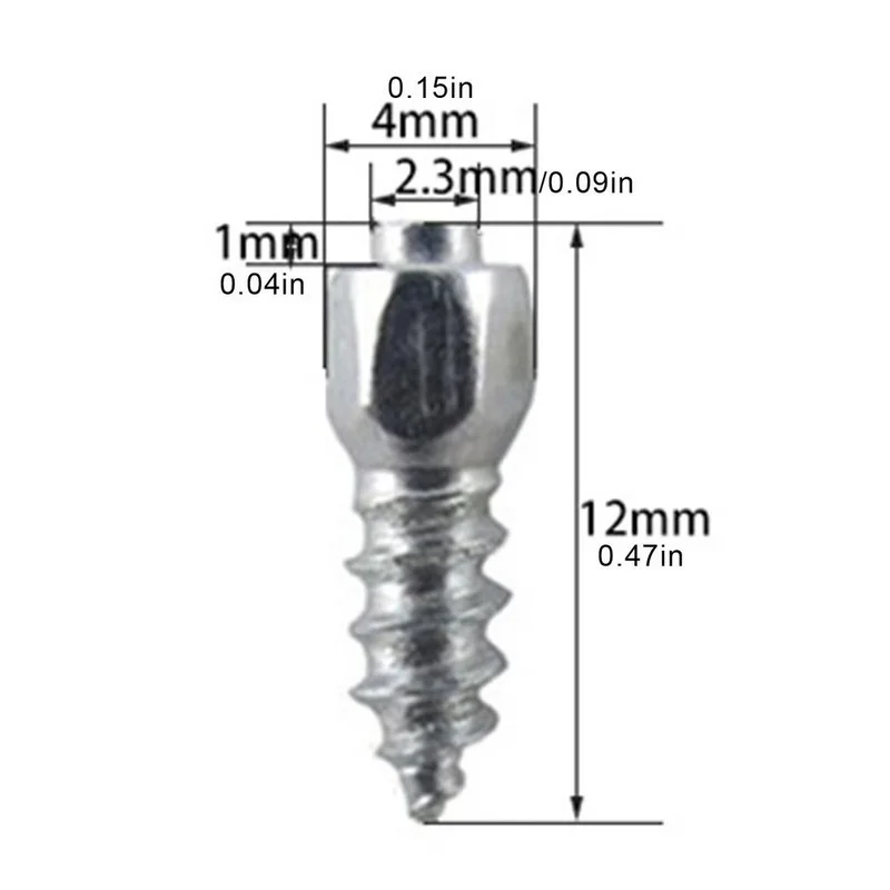 50-10pcs Winter Anti-Slip Screws Nails with Tools Car Tire Studs Anti Skid Falling Spikes Wheel Tyres for Car Motorcycle Bicycle