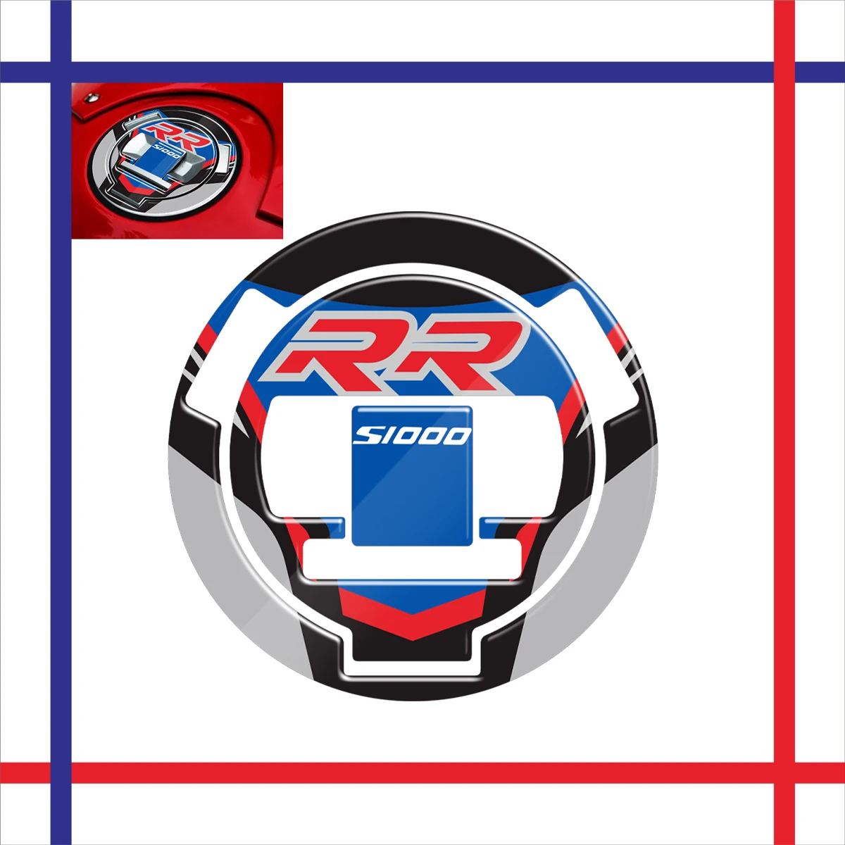 s1000rr For BMW S1000RR S1000 RR HP4 2009-2015 2010 2011 2012 2013 2014 Tankpad Motorcycle Fuel Tank Cap Cover 3D Sticker