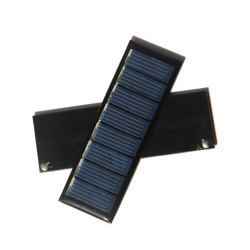 50Pcs/Lot 0.2Watt 4V Small Size Solar Panel Mini Epoxy Solar Cells for DIY Learning Tools Led Light Solar Products  75*25MM