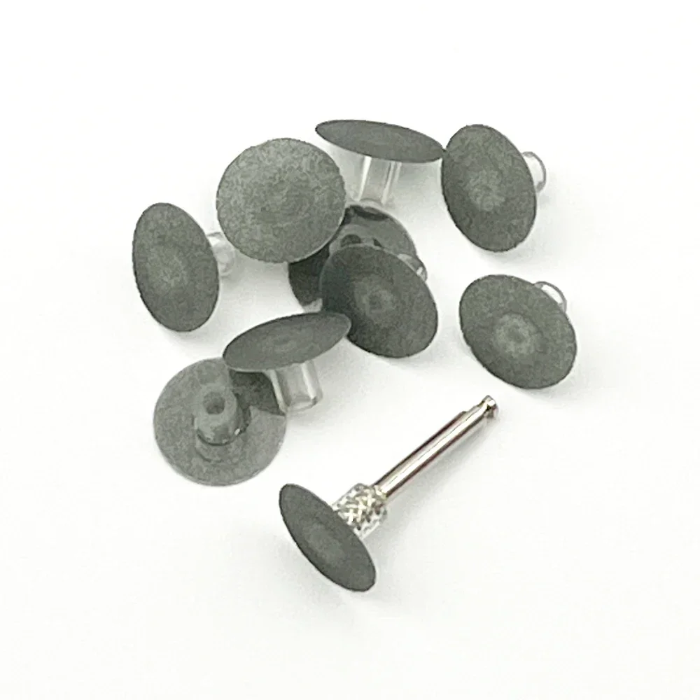 20pcs Dental Composite Finishing Polishing Disc Stem Discs + 1pcs Mandrel Dental Polishing Disc Ki