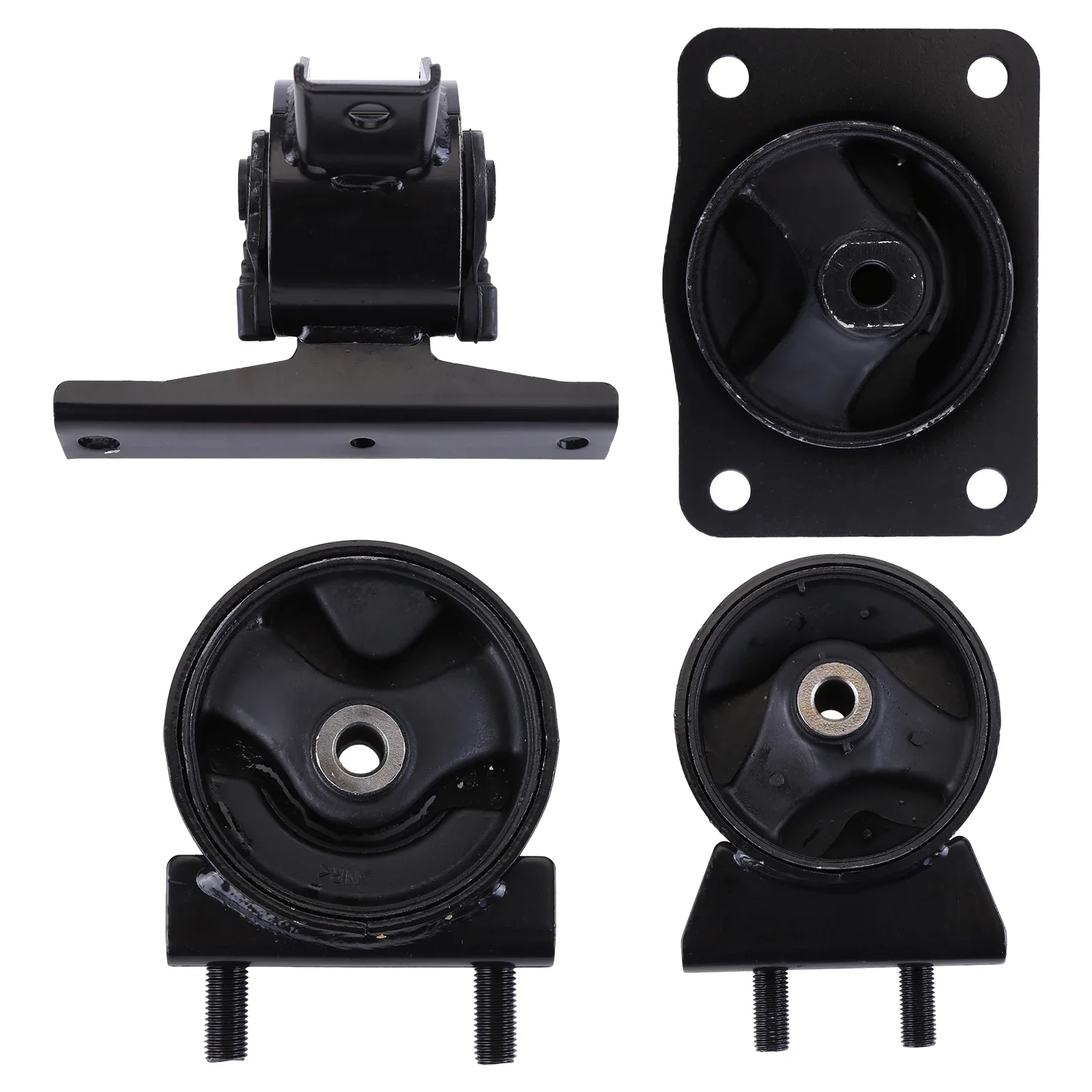 

4pcs Engine and Transmission Mount Set Compatible for 2007-09 SX4 2.0L for AUTO Transmission 11710-80J00 11720-80J00 11610-80J00