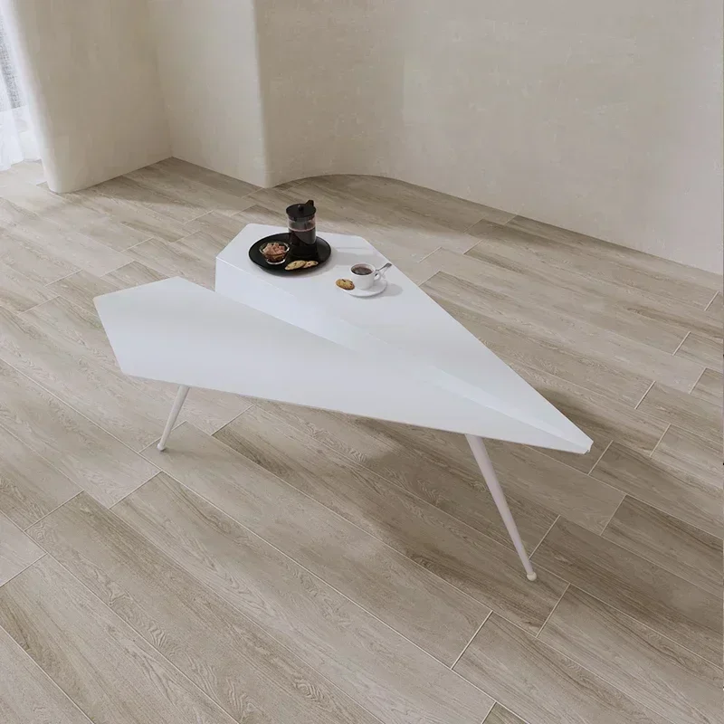 Modern Minimalist Coffee Table Home Small Apartment Living Room Balcony Tea Making Table Simple Paint Creative Small Table