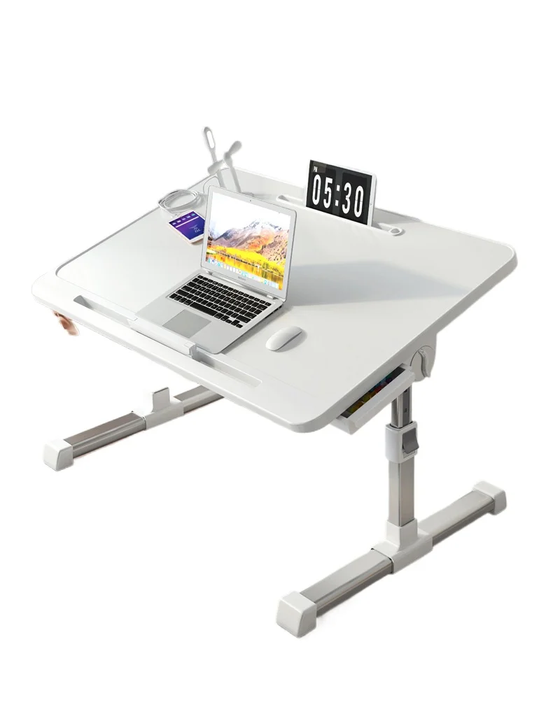 

Bed small desk multifunctional office foldable mobile lift computer notebook study lazy bay window small table