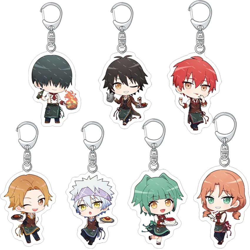 55MM Anime Assassination Classroom Acryl-Schlüsselanhänger Korosensei Karasuma Tadaomi Akabane Karuma Isogai Yuuma Figur Niedliche Geschenke