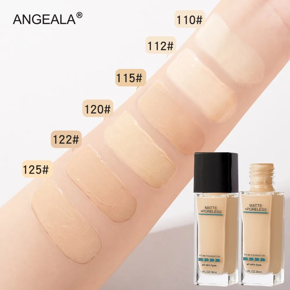 Professional Full Coverage Liquid Foundation Long Lasting Concealer Makeup Base Cosmetics BB Cream Face Foundation