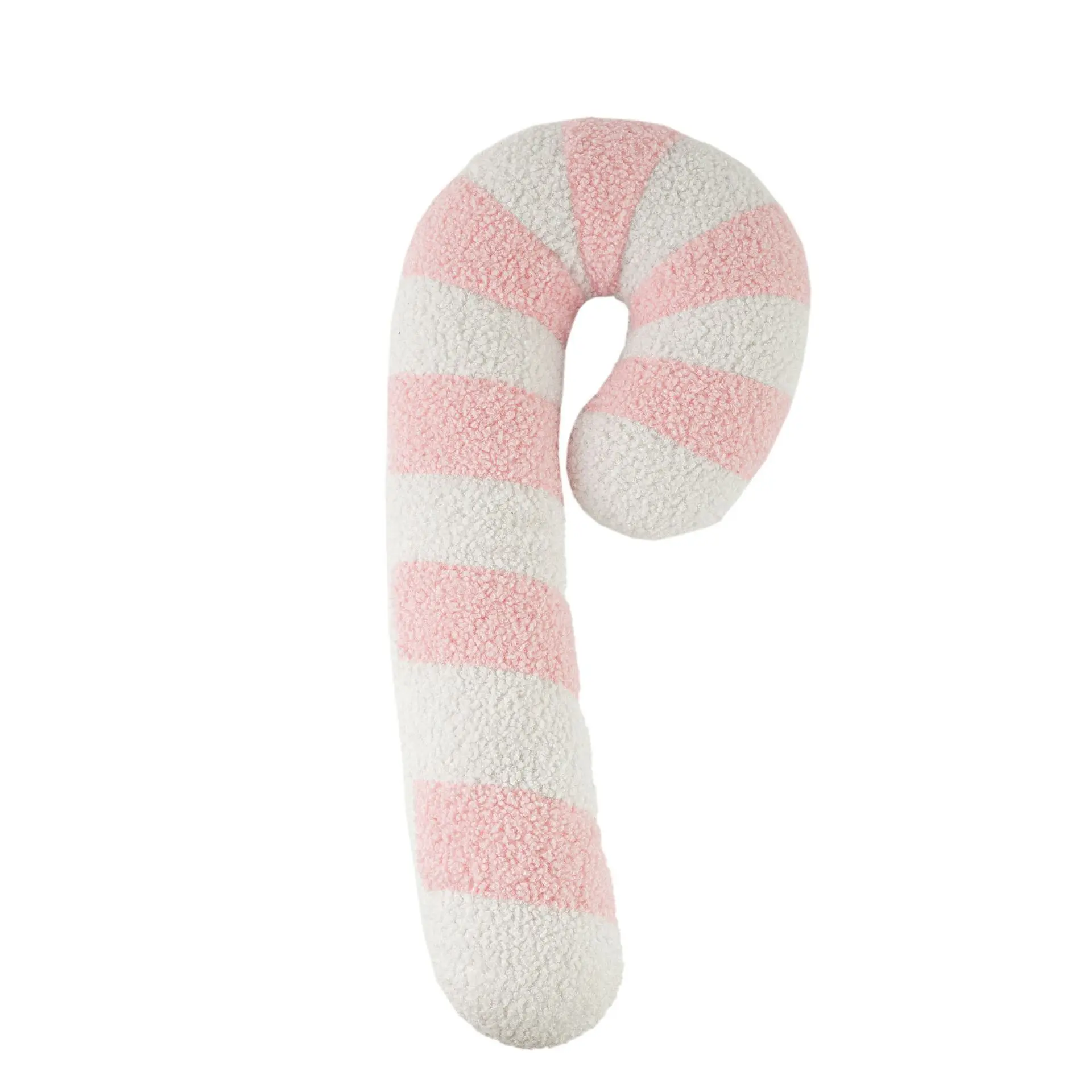 Heißer Artikel Weihnachten Rosa Zuckerstange Kissen Kissen Kissen Weihnachten Zuckerrohr Kissen Plüschtier Ornament Dekoration