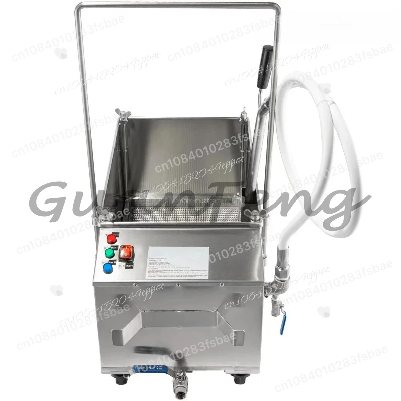 

Коммерческая мобильная система фильтрации масла для фритюрницы, 40 л, производительность 80 фунтов/10,56 галлонов, для ресторанов