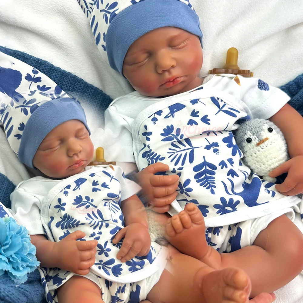 

Силиконовая кукла-реборн Preemie 20 дюймов с открытым ртом, ручная роспись, мягкая, реалистичная, с эффектом веса, новорожденная кукла Лулу