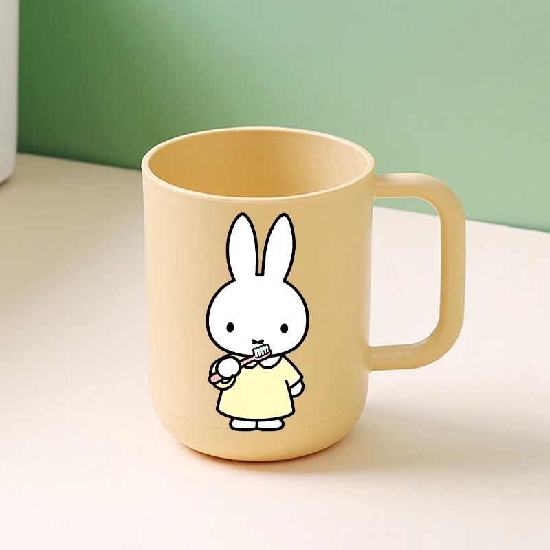 Cute Miffys Toothbrush Cup Couple Gargle Water Cups Women Men Home Bathroom Accessories Kids Brush Teeth Mug Best Friend Gift