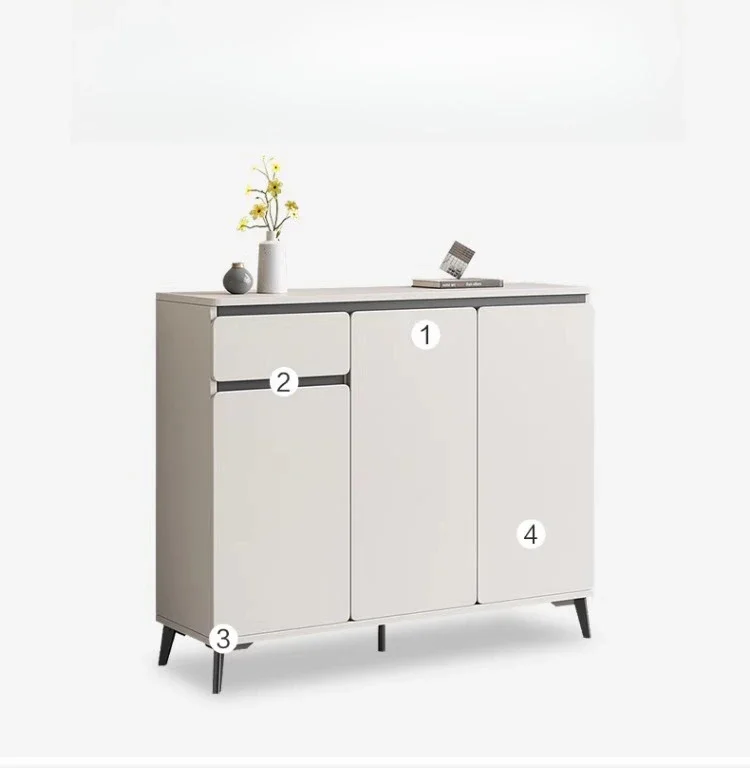 

01 Simple and large-capacity dustproof and odor-proof shoe cabinet Modern storage and storage foyer cabinet