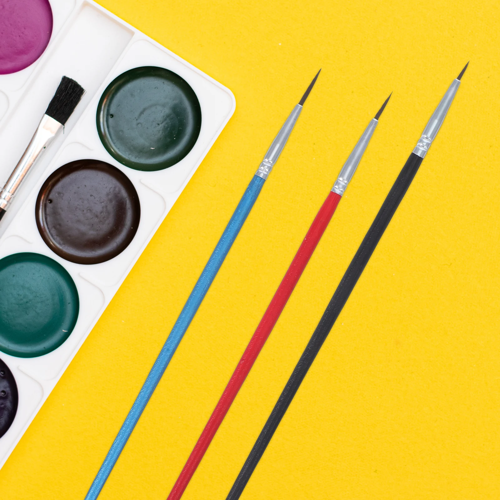 

30Pcs Mini Paint Brushes Set Fine Tip Nylon Brushes for Intricate Painting Watercolor Art DIY Kit Watercolor Pen