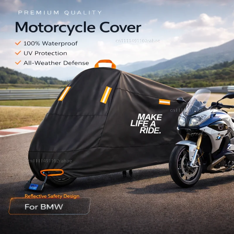 

Чехол для мотоцикла BMW R1200GS R1250GS GS, водонепроницаемый, утолщенный, из полиэстера, с защитой от УФ-излучения, дождя, пыли и солнца, всепогодный чехол