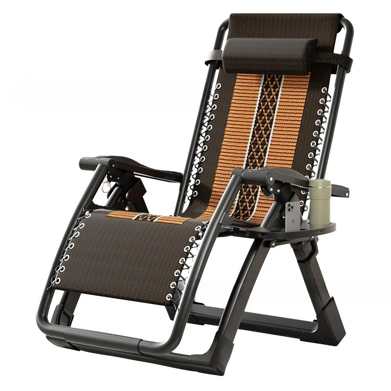 

Reclining chair for sitting and sleeping, foldable chair with backrest, household lazy