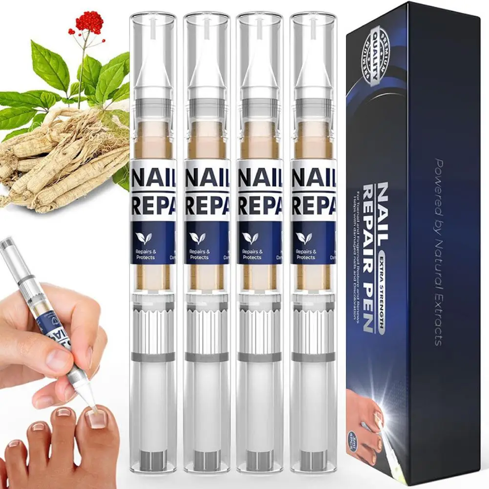 Nail Fungus Repair Essence Pen Repair Breakage Fast Curing 25% Undecylenic Acid Restores Appearance of Discolored Nail Care Tool