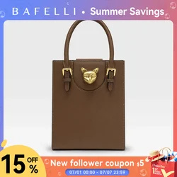 BAFELLI 2026 NEW WOMEN'S HANDBAG CAT LUXURY BRAND DESIGNER ORIGINAL STYLE TRENDING SHOULDER CASUAL BAGS MINI TOTE CROSSBODY