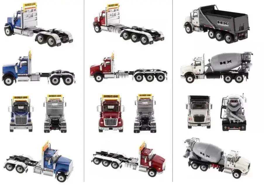 New Arrival Rare Paint 1:50 Special Price Die-cast Metal American Multiple Truck Models Display Collection Boy's Gift Toys